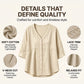 👚Blusa de Mujer con Cuello en V, Encaje y Botones – Elegancia para el Día a Día ✨