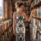 Vestido Maxi Clásico de Mujer con Estampado Floral