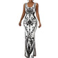 Vestido Maxi Clásico de Mujer con Estampado Floral