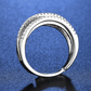 🎉 ¡Oferta 2026! — ¡Más de 15.000 vendidos! 💎 Anillo Ajustable de Bandas Cruzadas Múltiples – Brillo Deslumbrante de Circonitas Cúbicas ✨