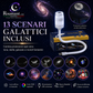 🌌 ¡50 % DE DESCUENTO AHORA! 💫Lámpara USB con Proyección de Cielo Estrellado – 13 Discos de Película Intercambiables y Cuello Flexible – Perfecta para el Dormitorio ✨
