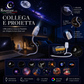🌌 ¡50 % DE DESCUENTO AHORA! 💫Lámpara USB con Proyección de Cielo Estrellado – 13 Discos de Película Intercambiables y Cuello Flexible – Perfecta para el Dormitorio ✨