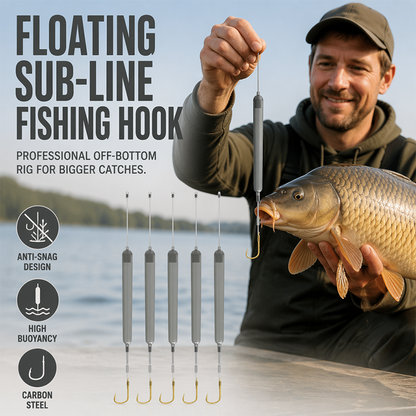 📢📢¡50 % DE DESCUENTO!⏰Anzuelo Flotante para Pesca de Fondo Suspendido