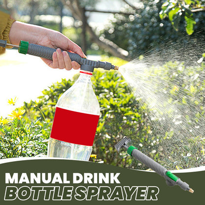 🔥 ¡Promoción Especial! ⚡ Pulverizador Manual para Botellas con Boquilla Ajustable
