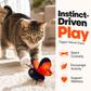 Juguete Interactivo para Gatos con Mariposa Aleteante de Sensor Inteligente