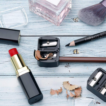 Sacapuntas de maquillaje con dos agujeros