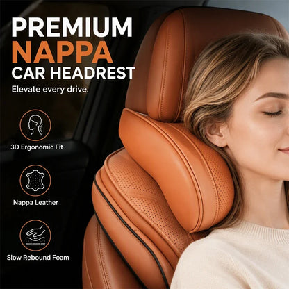 🚗💤 ¡Alivia la Fatiga al Conducir! Almohada Cervical Universal de Espuma Viscoelástica para Reposacabezas de Coche – Soporte Ergonómico para Viajes Largos
