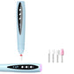 Kit Portátil de Manicura y Pedicura 2 en 1 con Torno Eléctrico para Uñas y Luz UV para Gel