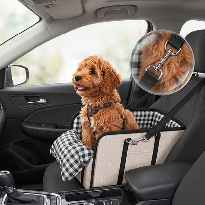 Asiento Elevador de Seguridad para el Transporte de Mascotas