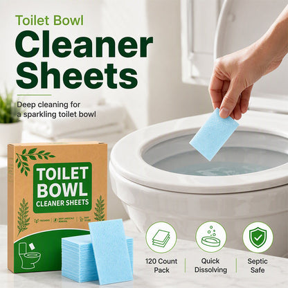 🚽 ¡50 % DE DESCUENTO AHORA! ✨ Láminas Limpiadoras para Inodoro de Disolución Rápida – Limpieza Fresca, Fácil y Eficaz 💧