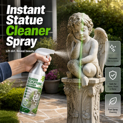 🌿 ¡Compra 2 y llévate 1 GRATIS! ✨ Potente Spray Limpiador para Esculturas de Jardín – Elimina la Suciedad y Restaura su Aspecto Original 🗿