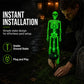 Luces Solares de Estaca con Esqueleto para Exterior – Impermeables, Decoración de Halloween