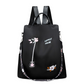 Mochila de Tela Oxford Impermeable con Bordado Floral