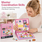 Libro Magnético Interactivo y Silencioso para Niños – Rompecabezas Plegable con Escenarios, Juguete Educativo Infantil para Niños y Niñas