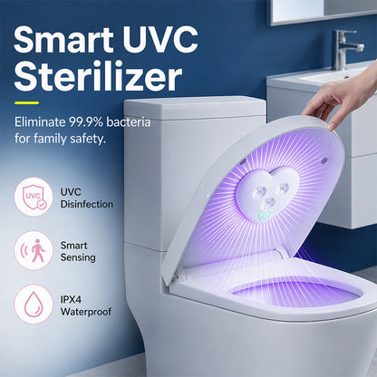 Luz Esterilizadora UVC Inteligente para Inodoro