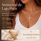 ⏳50 % de descuento por tiempo limitado⏰Collar con colgante de cruz con nudo retorcido brillante para mujer✝️📿