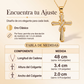 ⏳50 % de descuento por tiempo limitado⏰Collar con colgante de cruz con nudo retorcido brillante para mujer✝️📿