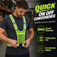 Chaleco Reflectante de Alta Visibilidad Ajustable con Bolsillo para Running y Seguridad