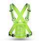 Chaleco Reflectante de Alta Visibilidad Ajustable con Bolsillo para Running y Seguridad