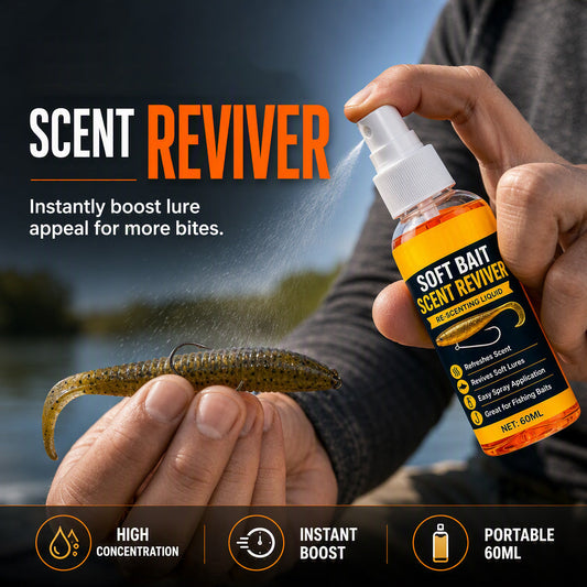 🎣 Spray potenciador de aroma para señuelos blandos