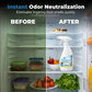 Limpiador Desodorante Compacto y Potente para Refrigerador
