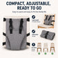 👶 Arnés de seguridad para silla de bebé – Sistema de 5 puntos y diseño ideal para viajar