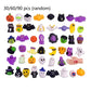 Set de juguetes antiestrés Squishy de Halloween – Clásicos diseños de calabaza, fantasma y murciélago, material TPR súper suave y elástico, lavables y resistentes, 24 piezas surtidas para regalos de fiesta, premios escolares y Halloween
