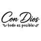 🚗 Pegatina con frases inspiradoras en español para el coche