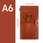 Diario de Viaje de Cuero PU Rellenable A6