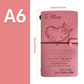 Diario de Viaje de Cuero PU Rellenable A6