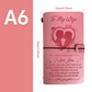 Diario de Viaje de Cuero PU Rellenable A6