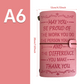 Diario de Viaje de Cuero PU Rellenable A6