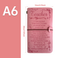 Diario de Viaje de Cuero PU Rellenable A6