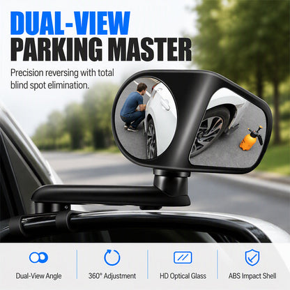 🚗 Espejo retrovisor auxiliar de doble cara ajustable