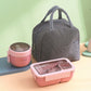 🍱 ¡50% DE DESCUENTO AHORA! Fiambrera Bento de 850 ml con compartimentos, apta para microondas y espacio para cubiertos – Recipiente hermético para oficina, escuela y comidas fuera de casa