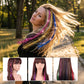 ✨ Extensiones de oropel brillante con clip para el cabell
