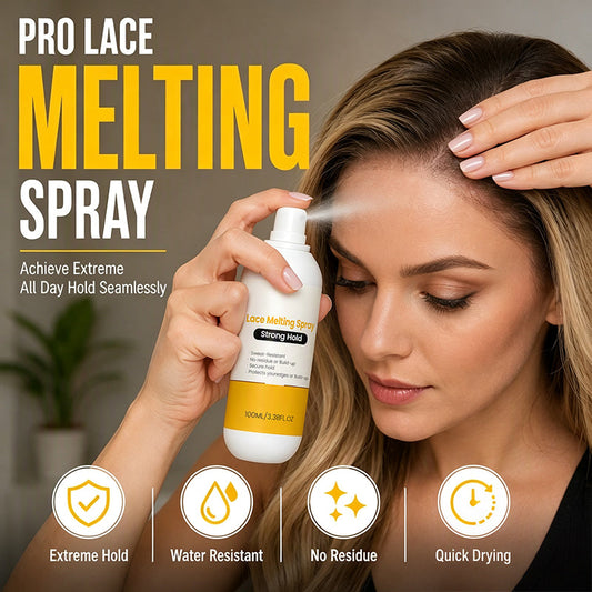 Spray fijador de alta adherencia para integrar el encaje de pelucas