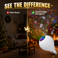 🎄✨ Proyector giratorio de luces navideñas multicolor