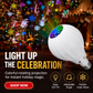 🎄✨ Proyector giratorio de luces navideñas multicolor
