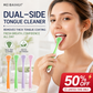 ¡Limpia tu lengua al instante! Raspador de silicona 3 en 1 sin provocar arcadas
