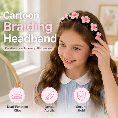 🎀 Diadema con diseño de dibujos animados para niñas