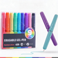 Set de 9 rotuladores de gel borrables de diferentes colores