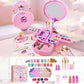 💄 ¡Oferta por tiempo limitado: Ahorra un 49%! ✨ Set de maquillaje lavable de princesa – Juguete de maquillaje seguro y no tóxico, diseñado especialmente para niños 👸