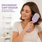 💜 Cepillo ventilado plegable y autolimpiante para el cabello | Ideal para viajes