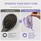 💜 Cepillo ventilado plegable y autolimpiante para el cabello | Ideal para viajes