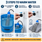 ♨️ Calentador de agua eléctrico de inmersión en espiral de acero inoxidable