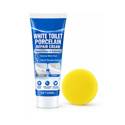 🚽 Crema reparadora para porcelana | Blanca 60 ml
