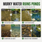 Polvo clarificador de agua para estanques de peces y piscinas