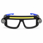 Luz recargable de doble haz para gafas: lámpara LED con clip para llevar en las gafas, manos libres, con carga Type-C para senderismo, reparaciones y lectura nocturna