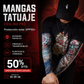 Manga refrigerante para tatuajes, transpirable y con protección solar